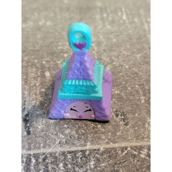 Purple pink Eiffel Tower Shopkins moose charm toy figure - Picture 1 of 4